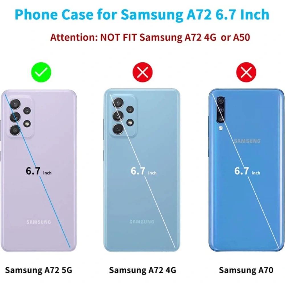 Galaxy A72 Wallet Case